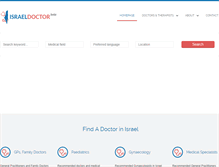 Tablet Screenshot of israeldoctor.com